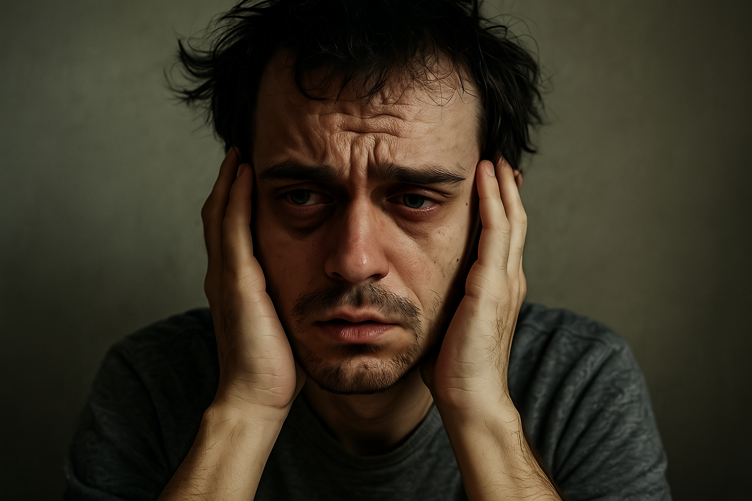 Imagem de um homem com Transtorno Esquizoafetivo